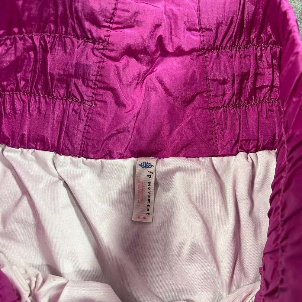 Free People FP Movement Fuchsia Pink The Way Home Shorts Women's Size Medium - Picture 2 of 6